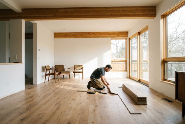 Laminat verlegen